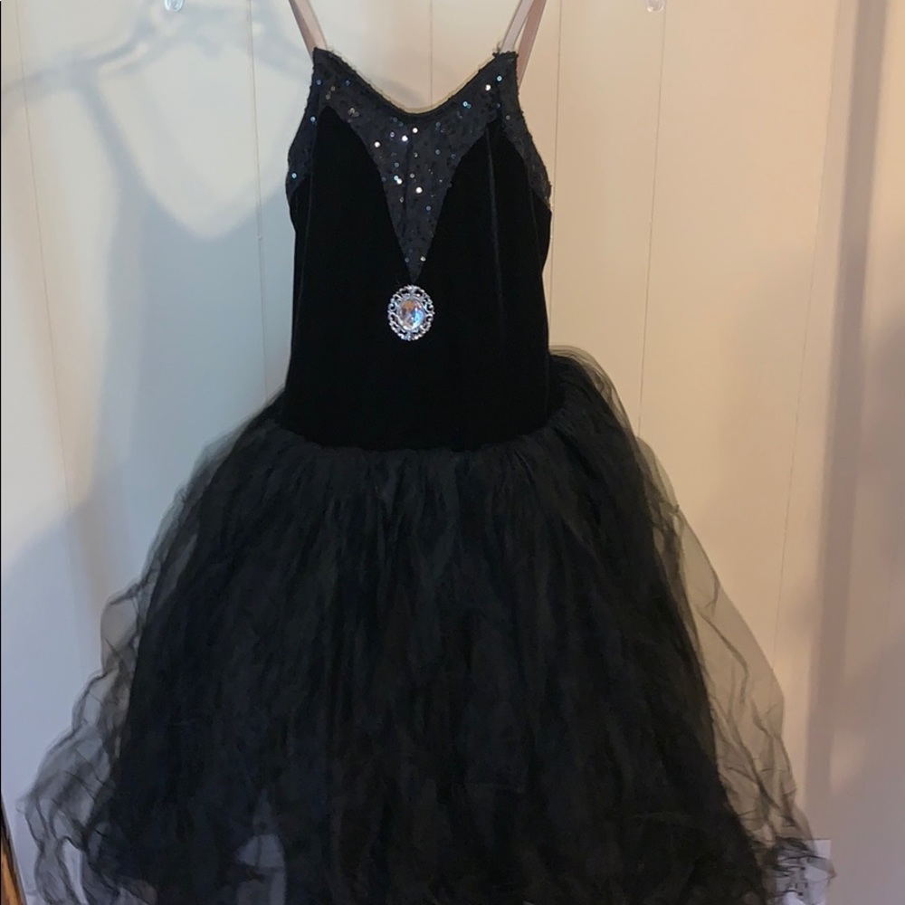 Velvet ballet costume